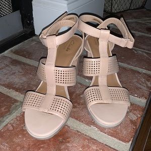 Nude Clark’s 3” Heels - W 8.5